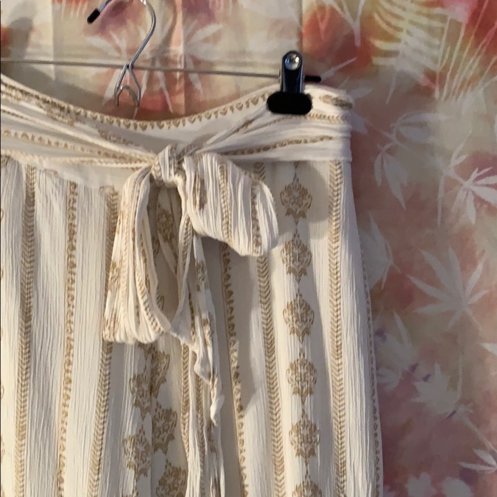 Anthropologie Farm Rio Everly Tie Front Pants - Picture 4 of 5
